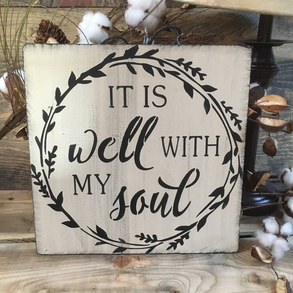 It is well handcrafted sign